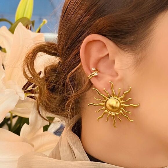 Sun earring M304 - Picture 1 of 5
